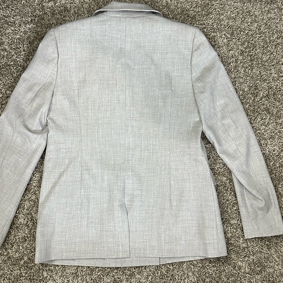 August 1 Eight Light Gray Hash oversized blazer sz Small A277 - Picture 6 of 7